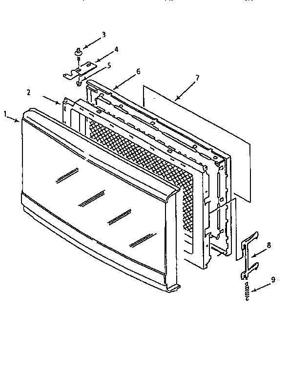 Kenmore 56466290690 door parts diagram