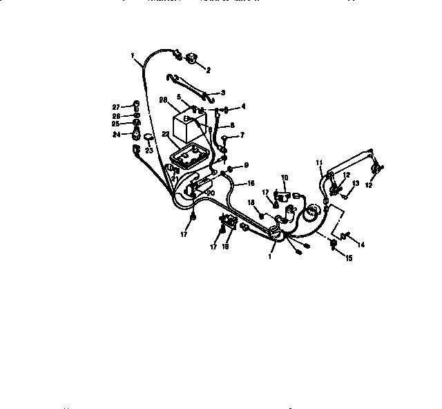 Sabre 1546 elect. system diagram
