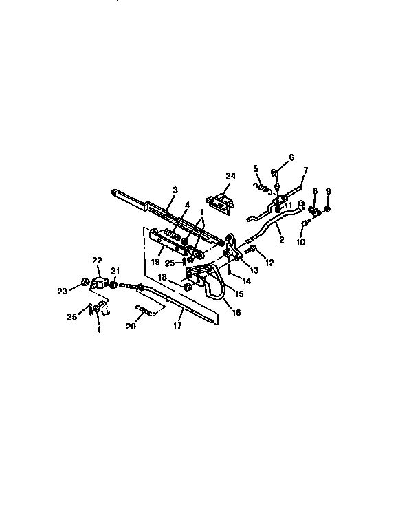 Sabre 1538 brake and clutch linkage diagram