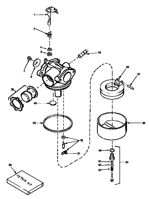 Generac 9618-0 carburetor 632589 (71/143) diagram