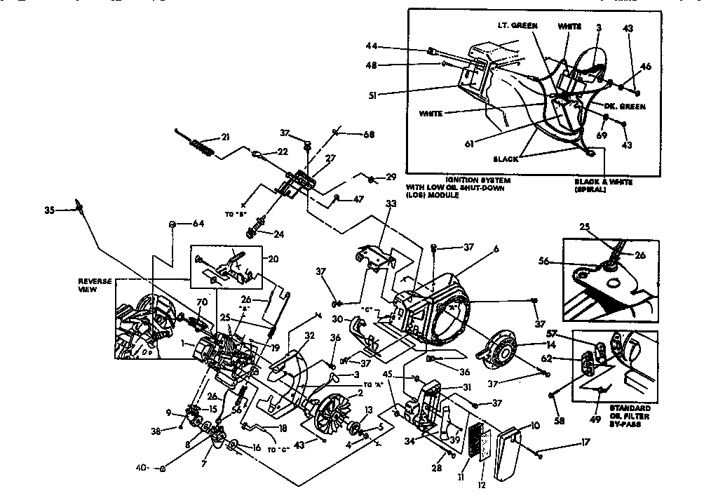Craftsman 580751781 engine diagram