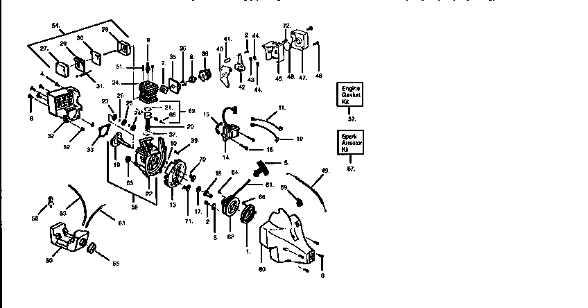 Craftsman 358798550 engine diagram