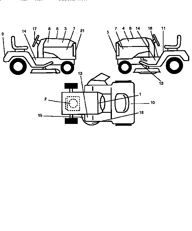 Craftsman 917256511 decals diagram