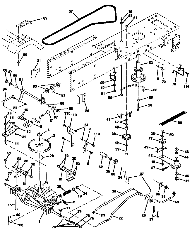 Craftsman 917252562 drive diagram