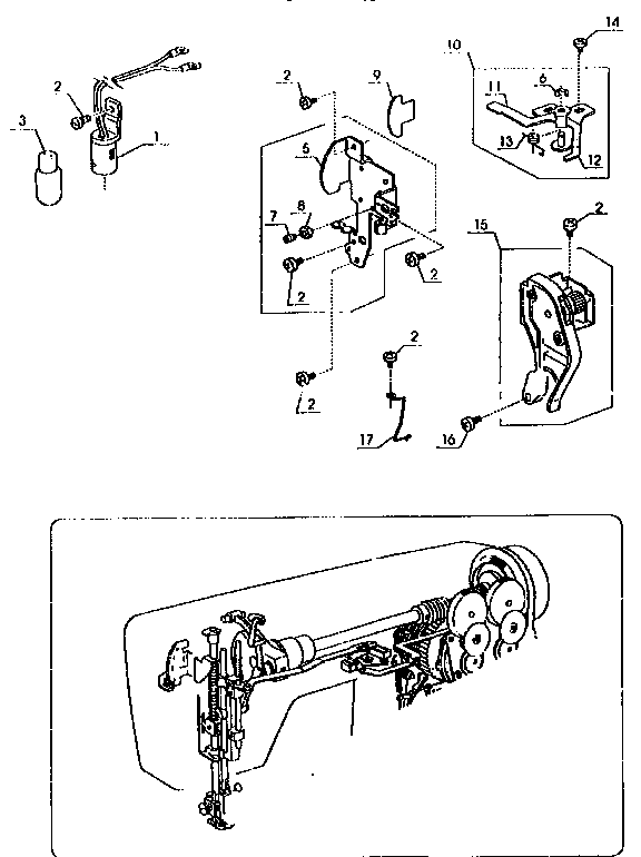 Kenmore 38517026590 thread tension diagram