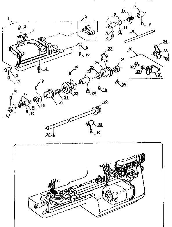 Kenmore 38517026590 feed regulator assembly diagram