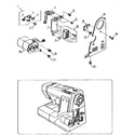 Kenmore 38517026590 motor assembly diagram