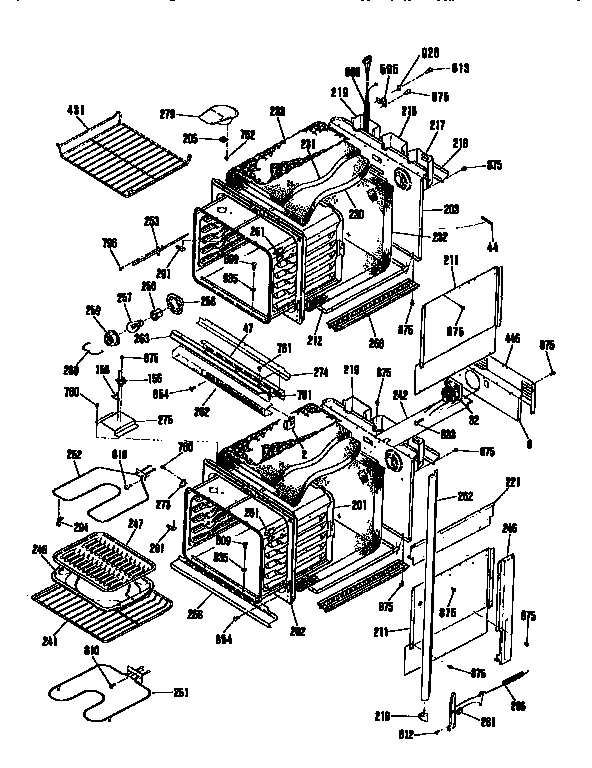 Kenmore 9114803993 body section diagram