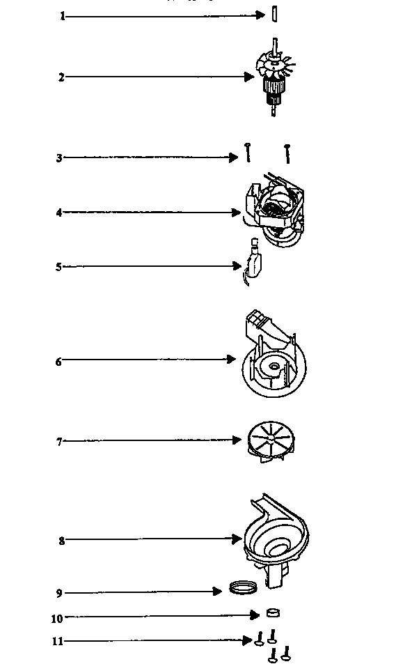 Eureka AV9875AT field assembly diagram