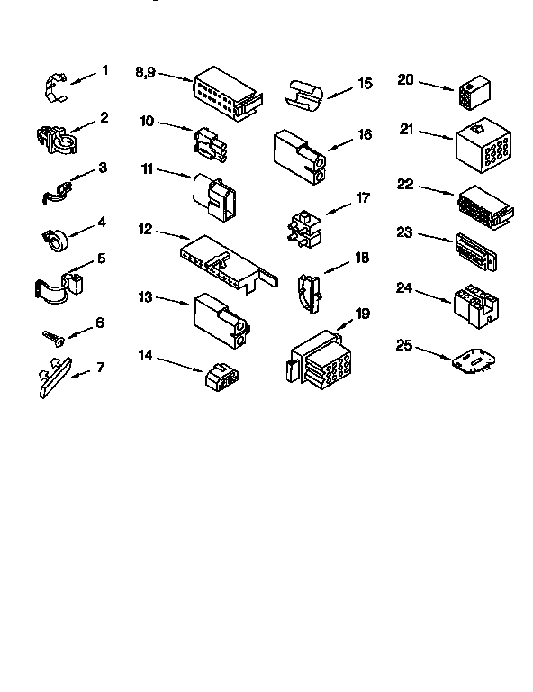 Kenmore 11092580900 wiring harness diagram