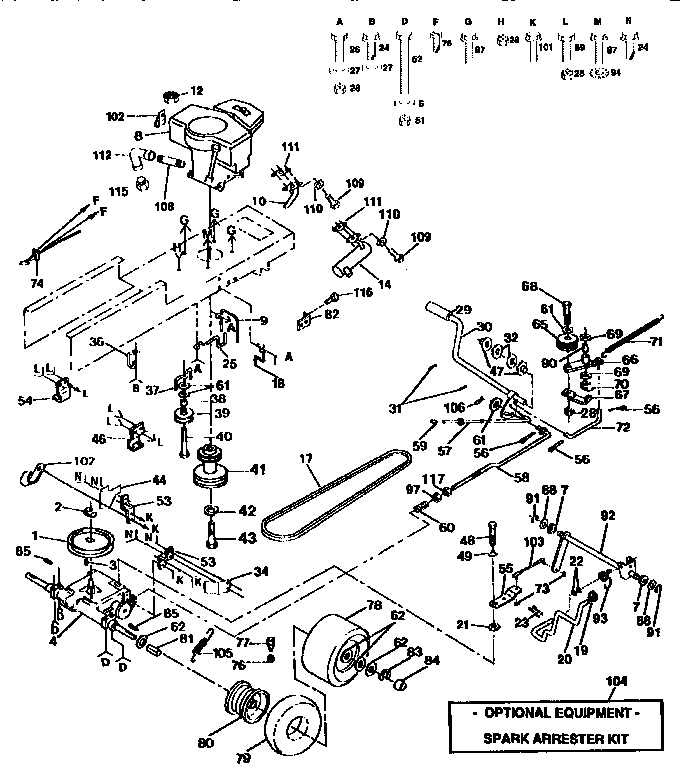 Craftsman 917255891 drive diagram