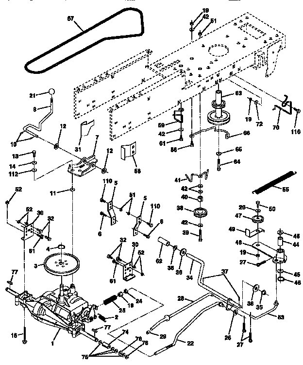 Craftsman 917256451 drive diagram