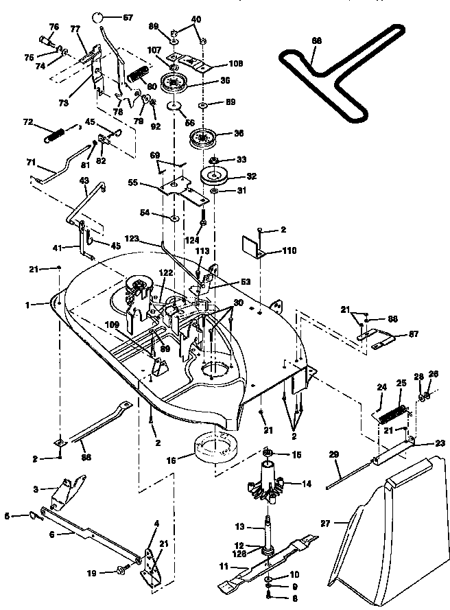 Craftsman 917256451 mower diagram