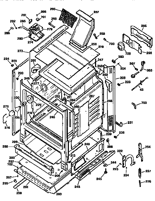 Kenmore 3627586692 body diagram