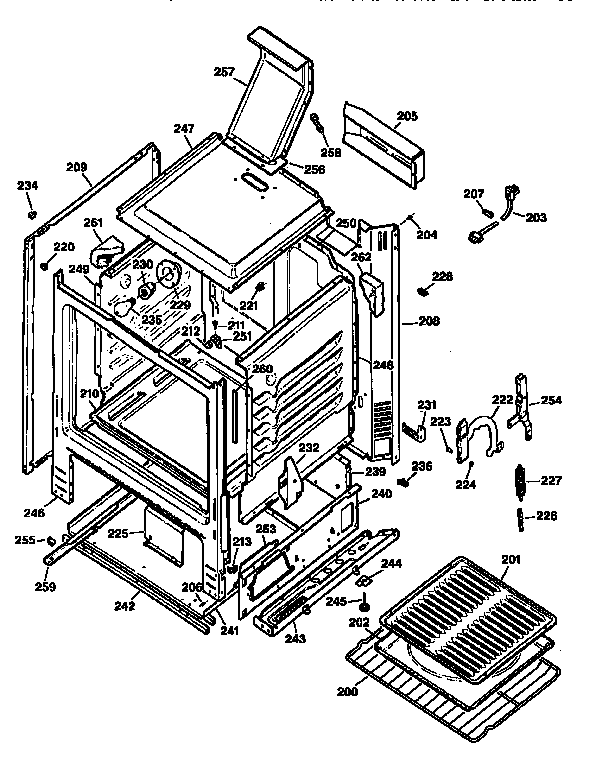Kenmore 3627175893 body diagram