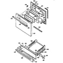 Kenmore 3627516192 door and drawer diagram