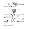 Eureka CV825B motor assembly diagram