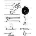 Eureka 1810A attachment parts diagram