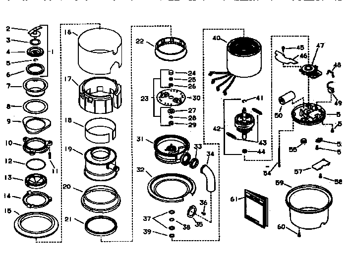 Kenmore 17560700 replacement parts diagram