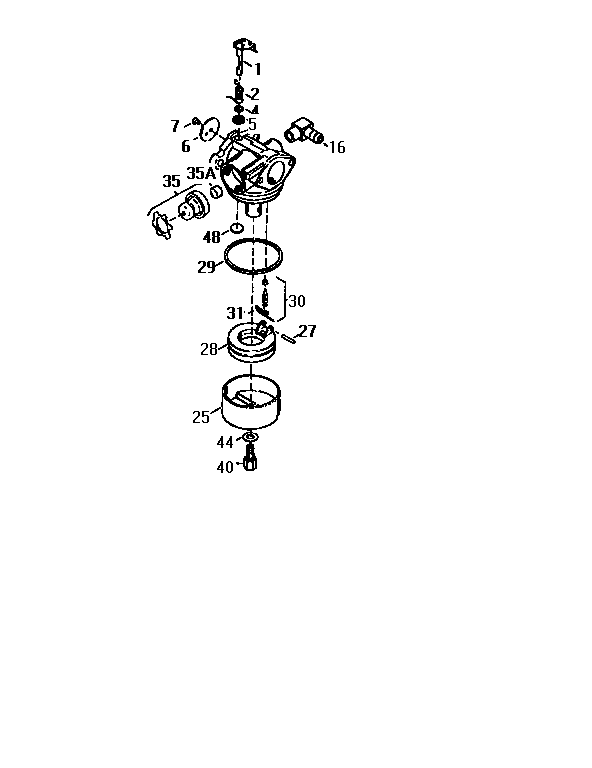 Craftsman 917373680 carburetor  632681 (71/143) diagram