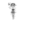Generac 9618-0 rewind starter 590688 (71/143) diagram