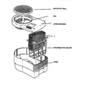 Duracraft DH805 replacement parts diagram