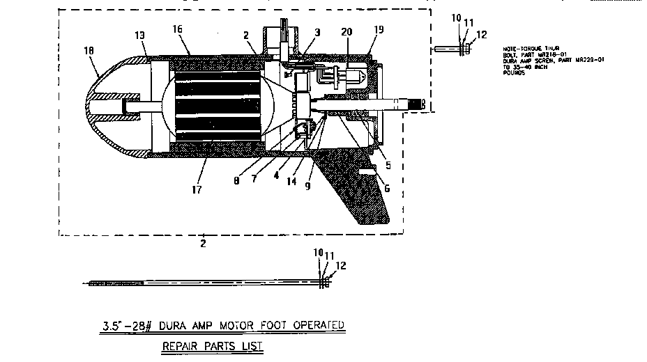Motorguide L320ES dura amp motor diagram