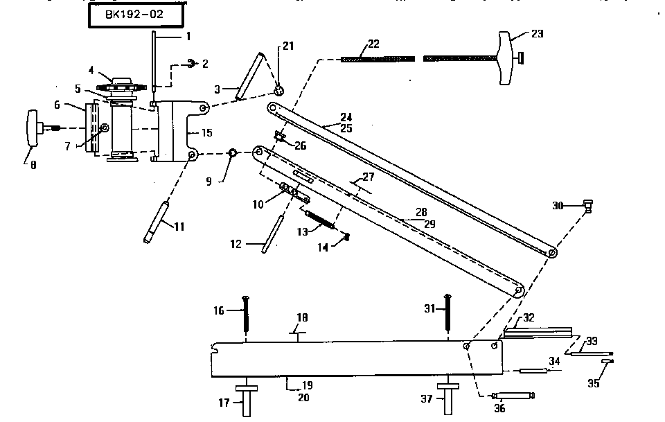 Motorguide SF300B mounts diagram