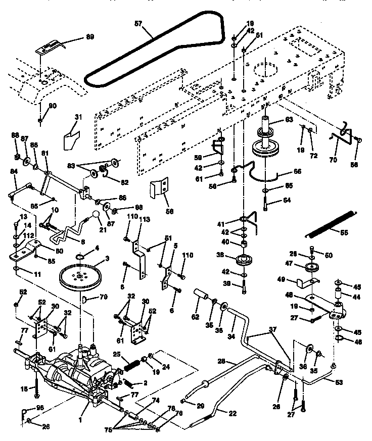 Craftsman 917252522 drive diagram