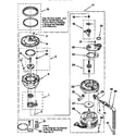 KitchenAid KUDG23HBWH0 pump and motor diagram