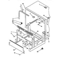 KitchenAid KUDG23HBWH0 frame and tank diagram