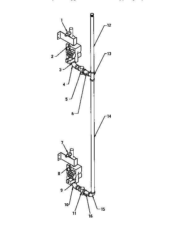 International Dryer 30STG/MR gas valve diagram