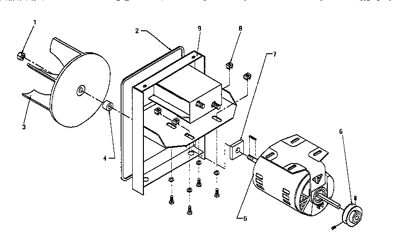 International Dryer 30STG/MR blower and motor diagram