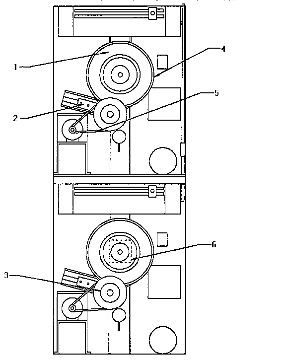 International Dryer 30STG/MP belts and pulleys diagram