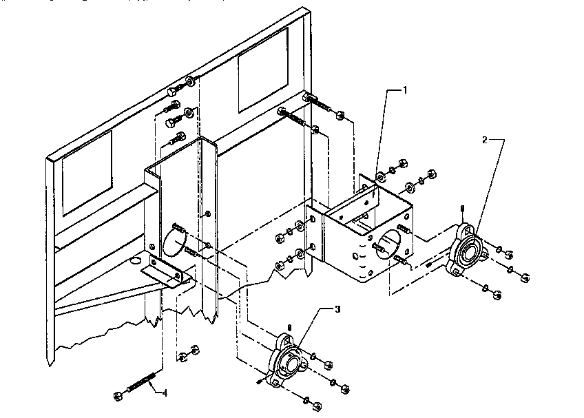International Dryer 30STG/MP idler bearings diagram