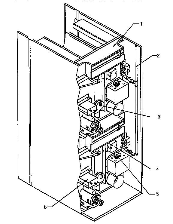 International Dryer 30STG/MP motor and burner assembly diagram