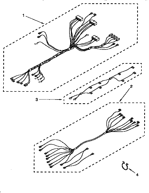 Kenmore 66545759690 wiring harness diagram