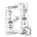 Whirlpool DU935QWDQ0 pump and motor diagram