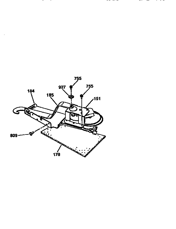 Kenmore 91146555691 door lock section diagram