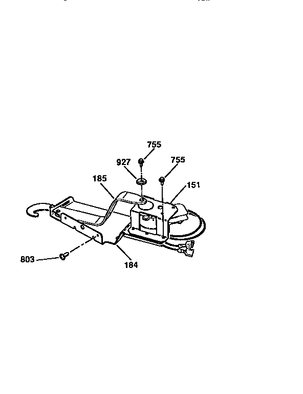 Kenmore 9113042592 door lock diagram
