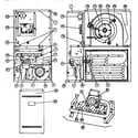 Coleman Evcon BGM05012AXU unit parts diagram