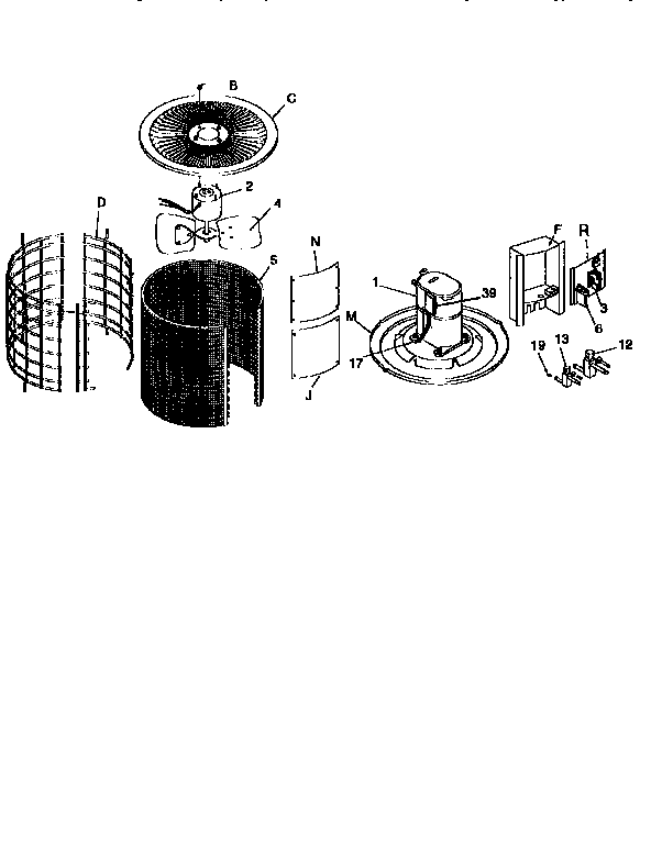 ICP ACS030A2C1 unit parts diagram