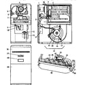 Coleman Evcon AGU05012A functional replacement parts diagram