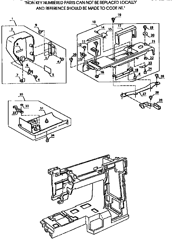 Kenmore 38519153690 face cover  complete diagram