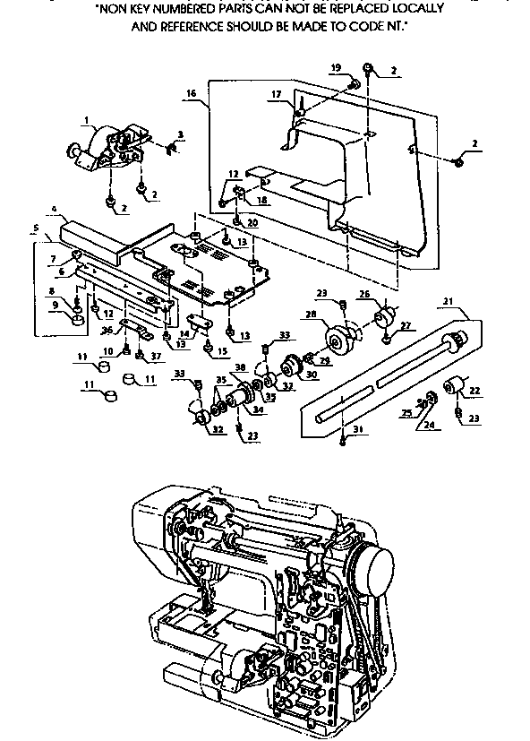 Kenmore 38519153690 motor assembly diagram