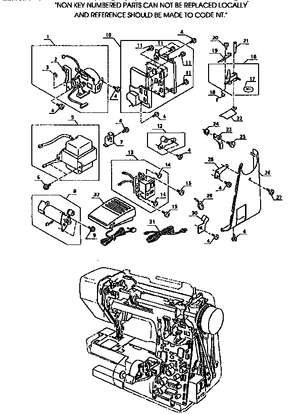 Kenmore 38519153690 motor assembly diagram