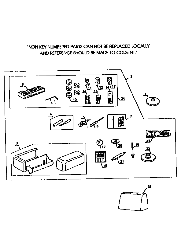Kenmore 38519153690 attachment parts diagram