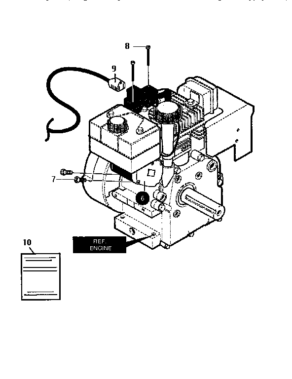 Craftsman 536886610 electric start diagram