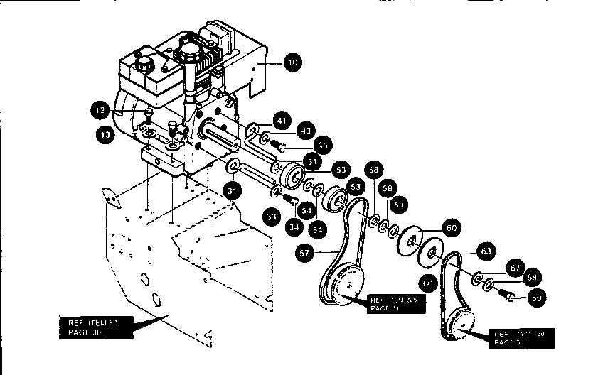 Craftsman 536886610 engine components diagram