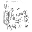 Coleman Evcon DGRT070AUA functional replacement parts diagram